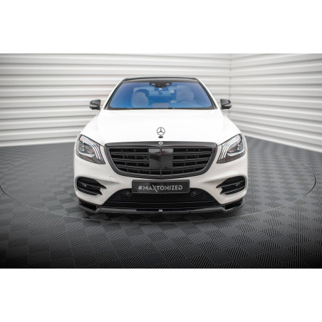 SPLITTER ANTERIORE V.1 Mercedes-Benz S AMG-Line W222 Facelift (Cod. M-ME-S-222F-AMGLINE-FD1G)