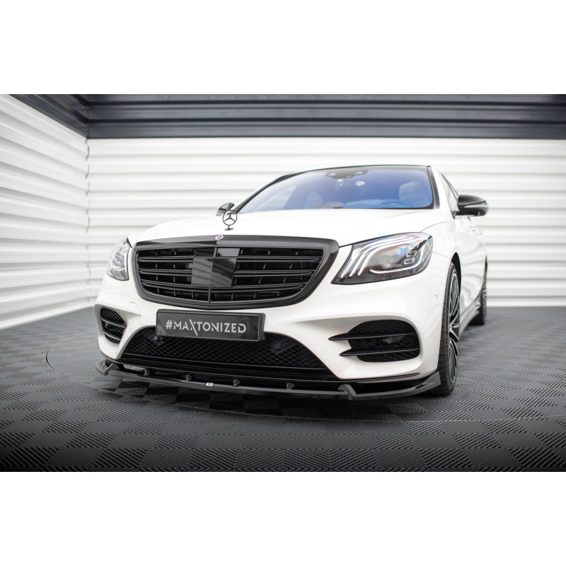 SPLITTER ANTERIORE V.2 Mercedes-Benz S AMG-Line W222 Facelift (Cod. M-ME-S-222F-AMGLINE-FD2G)