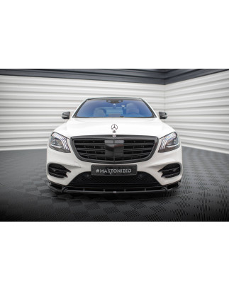 SPLITTER ANTERIORE V.2 Mercedes-Benz S AMG-Line W222 Facelift (Cod. M-ME-S-222F-AMGLINE-FD2G)