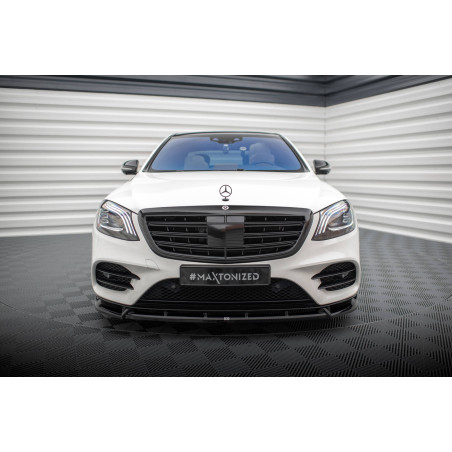 SPLITTER ANTERIORE V.2 Mercedes-Benz S AMG-Line W222 Facelift (Cod. M-ME-S-222F-AMGLINE-FD2G)