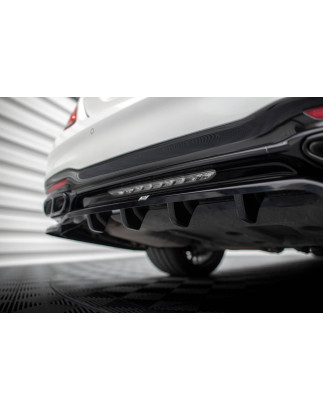 Splitter posteriore (con barre verticali) Mercedes-Benz S AMG-Line W222 Facelift (Cod. M-ME-S-222F-A