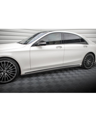 Diffusori minigonne Mercedes-Benz S Long AMG-Line W222  (Cod. M-ME-S-222F-AMGLINE-SD1G)