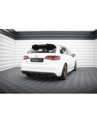 DIFFUSORE POSTERIORE street pro Audi S3 Sportback /  8V (Cod. M-AUS33CNC-RS1B)