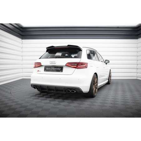 DIFFUSORE POSTERIORE street pro Audi S3 Sportback /  8V (Cod. M-AUS33CNC-RS1B)