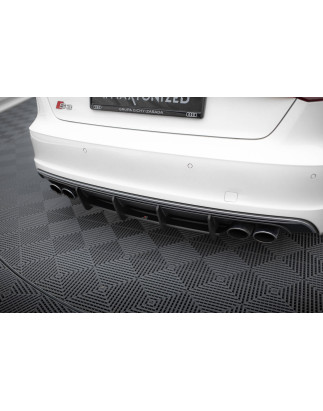 DIFFUSORE POSTERIORE street pro Audi S3 Sportback /  8V (Cod. M-AUS33CNC-RS1B)