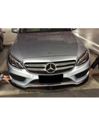 Spoiler Anteriore In Carbonio Mercedes W205 2014-2018 Look AMG (Cod. E-TCM0205)