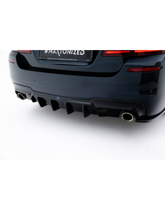 Sottoparaurti posteriore V.2 BMW 5 M-Pack F10 / F11 (Version 2x1 scarico) (Cod. M-BM-5-10-MPACK-RS2G