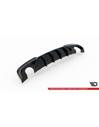 Sottoparaurti posteriore V.2 BMW 5 M-Pack F10 / F11 (Version 2x1 scarico) (Cod. M-BM-5-10-MPACK-RS2G