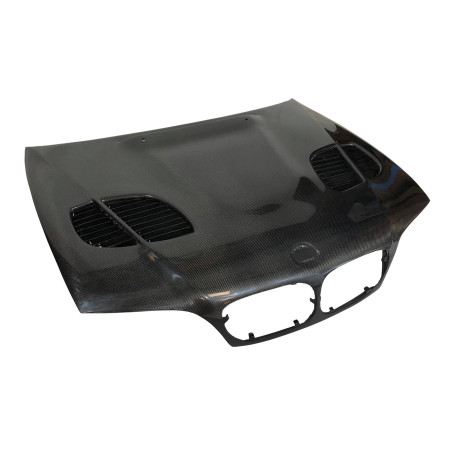 Cofano Carbonio BMW E46 '02-06 2P. Look M3 GTR C/T (Cod. E-TCB7013)