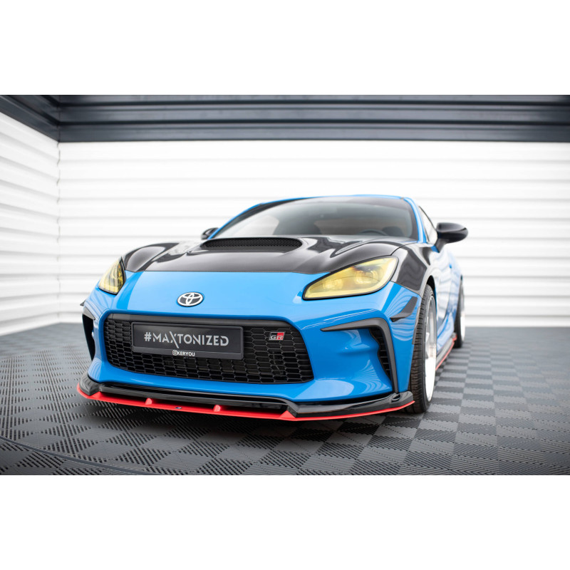 SPLITTER ANTERIORE V.2 Toyota GR86 Mk1 (Cod. M-TO-GR86-1-FD2G+FD2RRED)