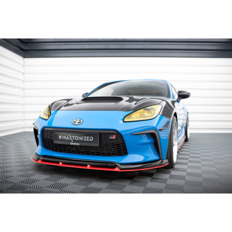 SPLITTER ANTERIORE V.2 Toyota GR86 Mk1 (Cod. M-TO-GR86-1-FD2G+FD2RRED)