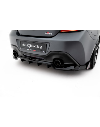 Splitter posteriore (con barre verticali) V.1 + Flaps Toyota GR86 Mk1 (Cod. M-TO-GR86-1-RD1G+RD4G+RS