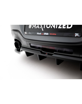 Splitter posteriore (con barre verticali) V.1 + Flaps Toyota GR86 Mk1 (Cod. M-TO-GR86-1-RD1G+RD4G+RS