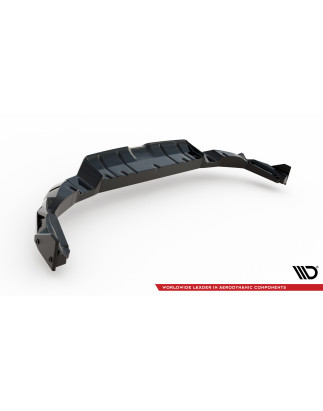 Splitter posteriore (con barre verticali) V.1 + Flaps Toyota GR86 Mk1 (Cod. M-TO-GR86-1-RD1G+RD4G+RS