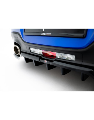 Splitter posteriore (con barre verticali) V.1 + Flaps Toyota GR86 Mk1 (Cod. M-TO-GR86-1-RD1G+RD4G+RS