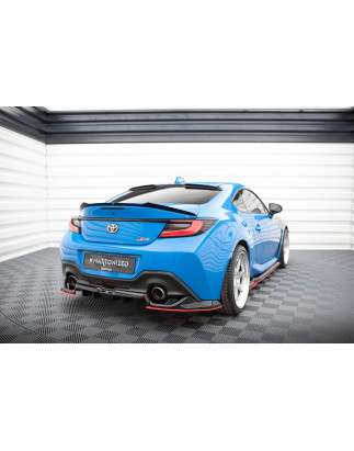 Splitter posteriore (con barre verticali) V.2 Toyota GR86 Mk1 (Cod. M-TO-GR86-1-RD2G+RD5G+RD2RRED)
