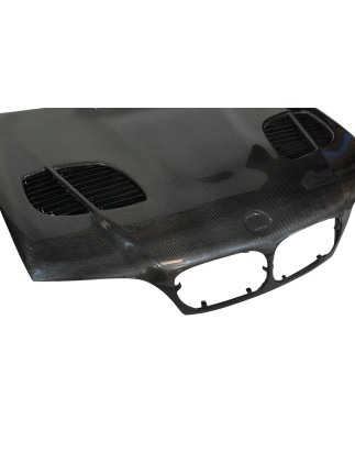 Cofano Carbonio BMW E46 '02-06 2P. Look M3 GTR C/T (Cod. E-TCB7013)