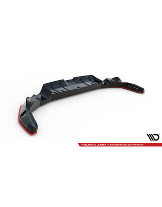 Splitter posteriore (con barre verticali) V.2 Toyota GR86 Mk1 (Cod. M-TO-GR86-1-RD2G+RD5G+RD2RRED)