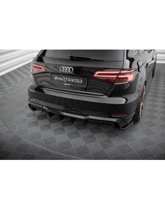 Sottoparaurti posteriore Audi A3 S-Line Sportback 8V Facelift (Version 1x2 scarico) (Cod. M-AU-S3-3F