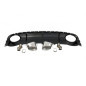 Diffusore Posteriore Audi A4 / A4 Avant B8 08-12 Look RS4 ABS (Cod. E-TCA0202)