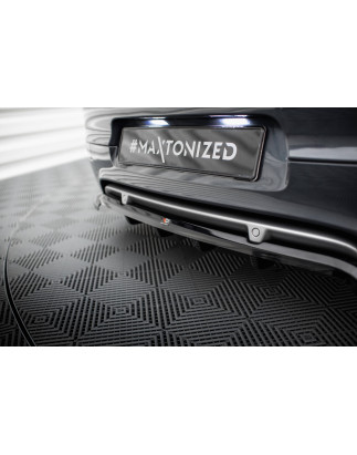 Splitter posteriore (con barre verticali) Renault Megane GT MK3 Facelift (Cod. M-RE-ME-3-GT-RD1G+RD2