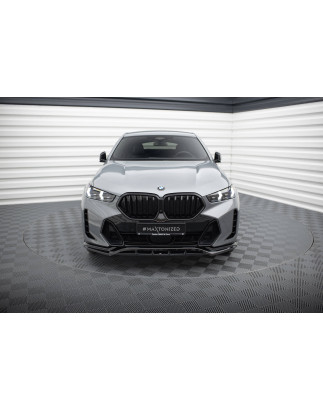 SPLITTER ANTERIORE V.1 BMW X6 M-Pack G06 Facelift (Cod. M-BM-X6-G06F-MPACK-FD1G+FD1RG)