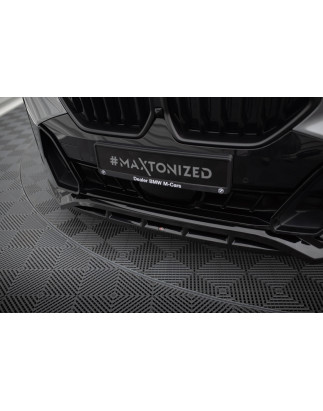 SPLITTER ANTERIORE V.1 BMW X6 M-Pack G06 Facelift (Cod. M-BM-X6-G06F-MPACK-FD1G+FD1RG)