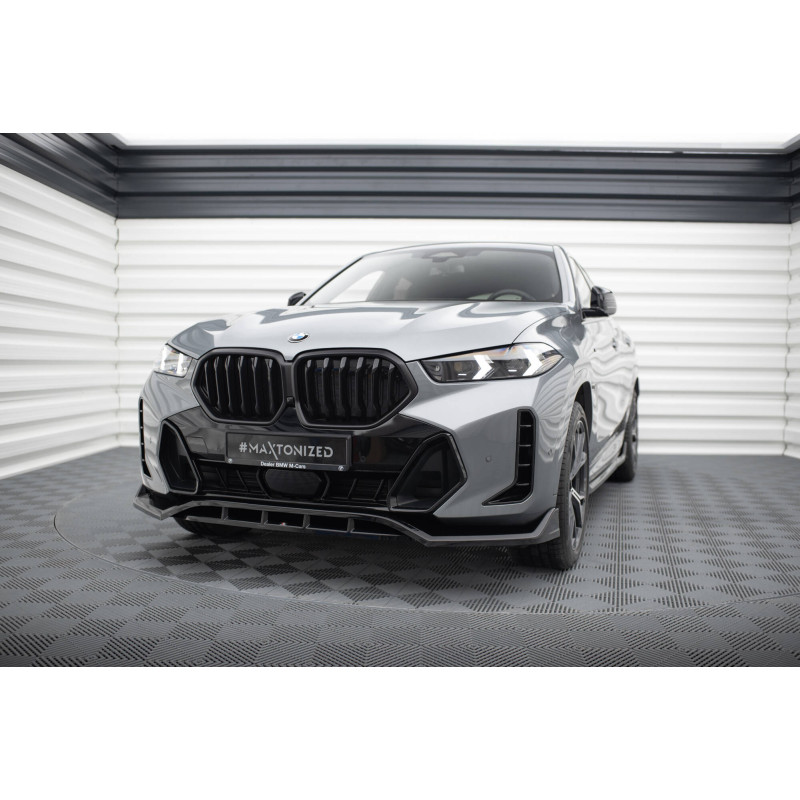 SPLITTER ANTERIORE V.2 BMW X6 M-Pack G06 Facelift (Cod. M-BM-X6-G06F-MPACK-FD2G+FD2RG)