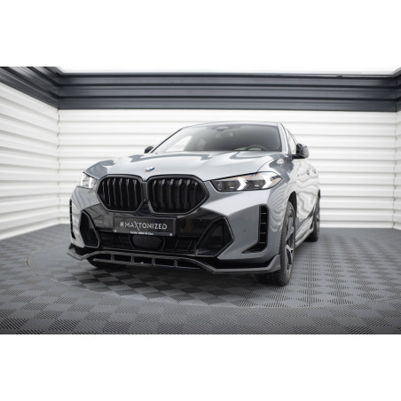 SPLITTER ANTERIORE V.2 BMW X6 M-Pack G06 Facelift (Cod. M-BM-X6-G06F-MPACK-FD2G+FD2RG)
