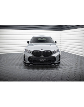 SPLITTER ANTERIORE V.2 BMW X6 M-Pack G06 Facelift (Cod. M-BM-X6-G06F-MPACK-FD2G+FD2RG)