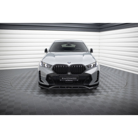 SPLITTER ANTERIORE V.2 BMW X6 M-Pack G06 Facelift (Cod. M-BM-X6-G06F-MPACK-FD2G+FD2RG)