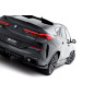 Splitter posteriore (con barre verticali) V.2 BMW X6 M-Pack G06 Facelift (Cod. M-BM-X6-G06F-MPACK-RD