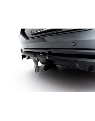 Splitter posteriore (con barre verticali) V.2 BMW X6 M-Pack G06 Facelift (Cod. M-BM-X6-G06F-MPACK-RD