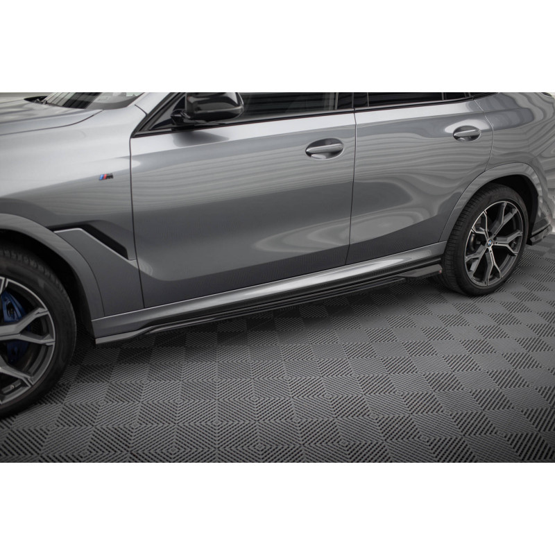 Diffusori minigonne V.1 BMW X6 M-Pack G06 Facelift (Cod. M-BM-X6-G06F-MPACK-SD1G)