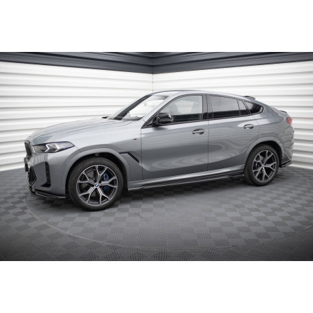 Diffusori minigonne V.1 BMW X6 M-Pack G06 Facelift (Cod. M-BM-X6-G06F-MPACK-SD1G)