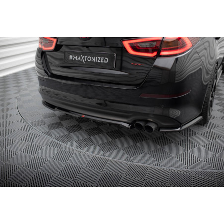 Splitter posteriore (con barre verticali) Kia Optima Mk3 (Cod. M-KI-OP-1-RSD1G+RD1G)