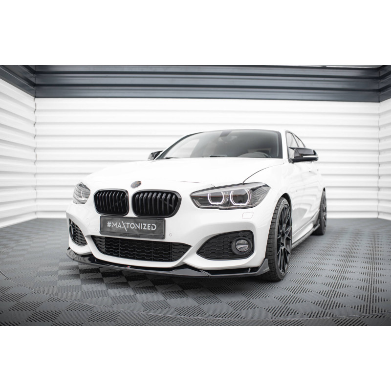 SPLITTER ANTERIORE V.4 CSL Look BMW 1 M-Pack / M140i F20 Facelift (Cod. M-BM-1-F20F-M-FD4G)