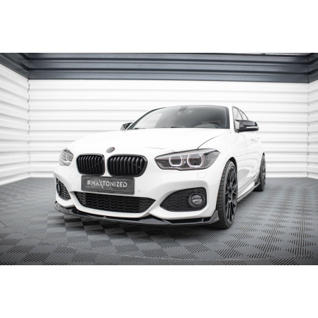 SPLITTER ANTERIORE V.4 CSL Look BMW 1 M-Pack / M140i F20 Facelift (Cod. M-BM-1-F20F-M-FD4G)