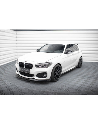 SPLITTER ANTERIORE V.4 CSL Look BMW 1 M-Pack / M140i F20 Facelift (Cod. M-BM-1-F20F-M-FD4G)