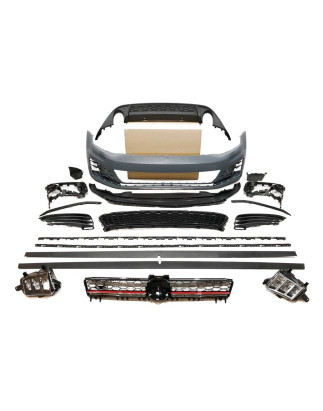 Kit estetico Volkswagen Golf 7 GTI  3/5 Porte ABS 2 Scarico (Cod. E-TCW70511)