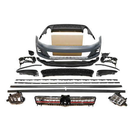 Kit estetico Volkswagen Golf 7 GTI  3/5 Porte ABS 2 Scarico (Cod. E-TCW70511)