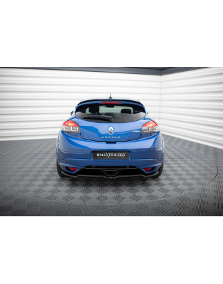 Splitter posteriore (con barre verticali) Renault Megane RS Mk3 (Cod. M-RE-ME-3-RS-RD1G+RD2G)