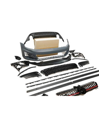 Kit estetico Volkswagen Golf 7 GTI  3/5 Porte ABS 2 Scarico (Cod. E-TCW70511)