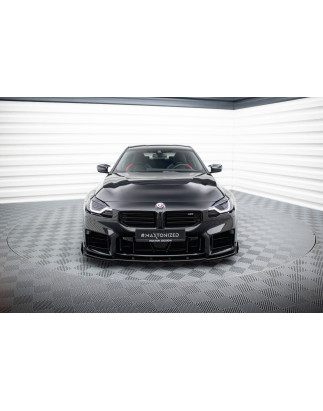 SPLITTER ANTERIORE street pro V.1 + Flaps BMW M2 G87 (Cod. M-BMM2G87CNC-FD1B+FSF1G)