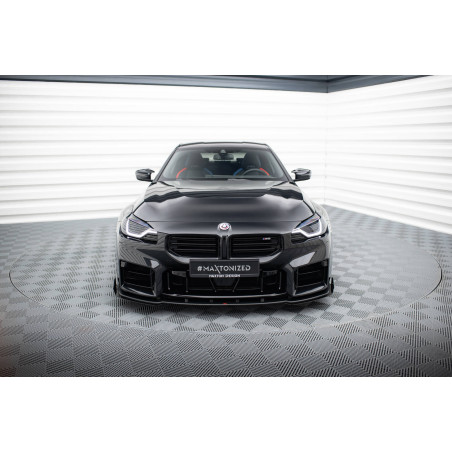 SPLITTER ANTERIORE street pro V.1 + Flaps BMW M2 G87 (Cod. M-BMM2G87CNC-FD1B+FSF1G)