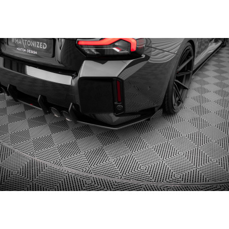 Splitters posteriori laterali Street Pro V.1 + Flaps BMW M2 G87 (Cod. M-BMM2G87CNC-RSD1B+RSF1G)