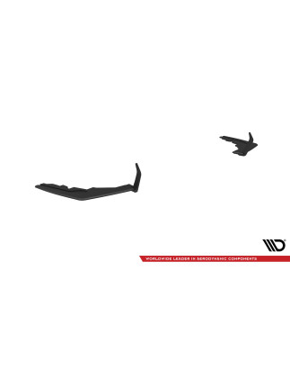 Splitters posteriori laterali Street Pro V.1 BMW M2 G87 (Cod. M-BMM2G87CNC-RSD1B)