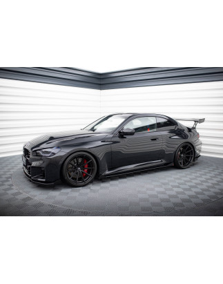 Diffusori minigonne street pro V.1 + Flaps BMW M2 G87 (Cod. M-BMM2G87CNC-SD1B+SF1G)