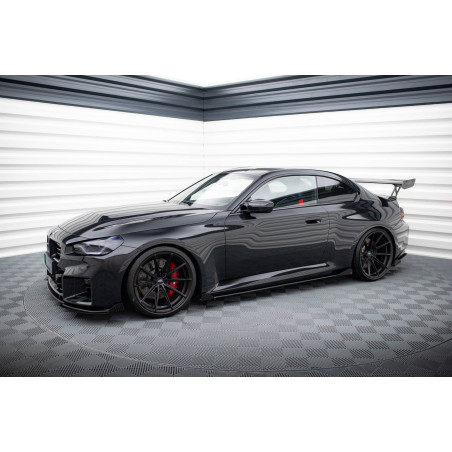 Diffusori minigonne street pro V.1 + Flaps BMW M2 G87 (Cod. M-BMM2G87CNC-SD1B+SF1G)