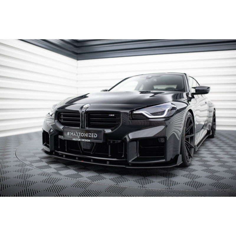 SPLITTER ANTERIORE street pro V.2 BMW M2 G87 (Cod. M-BMM2G87CNC-FD2B)